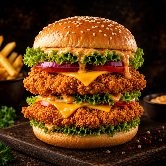 Double Chicken Burger
