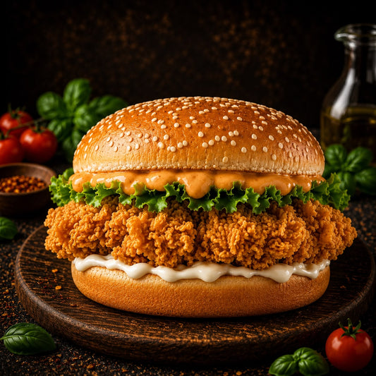 Chicken zinger burger