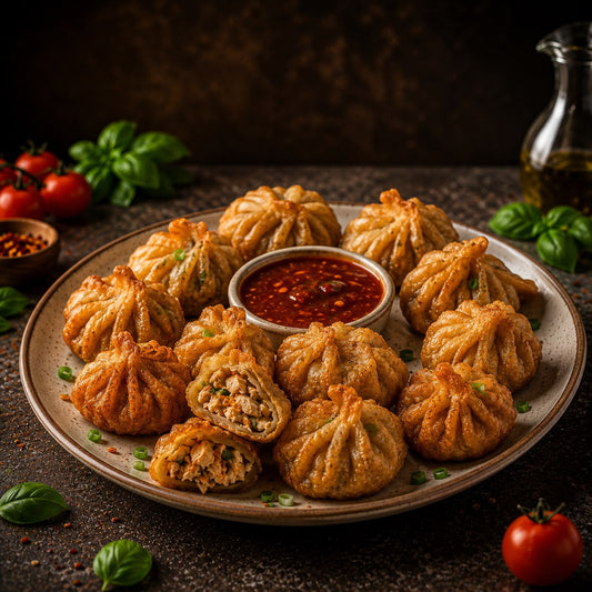 chicken fry momos