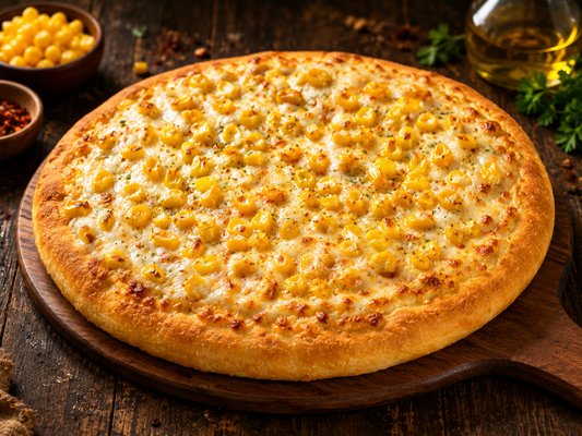 sweet corn pizza