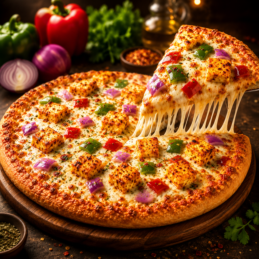 paneer tikka pizza